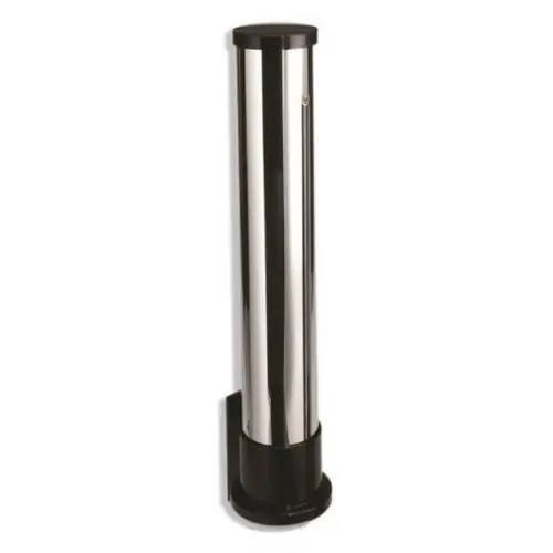 Must-Have Becherspender Wandbefestigung L 500 mm Edelstahl passend für Becher-Ø 55 - 65 mm